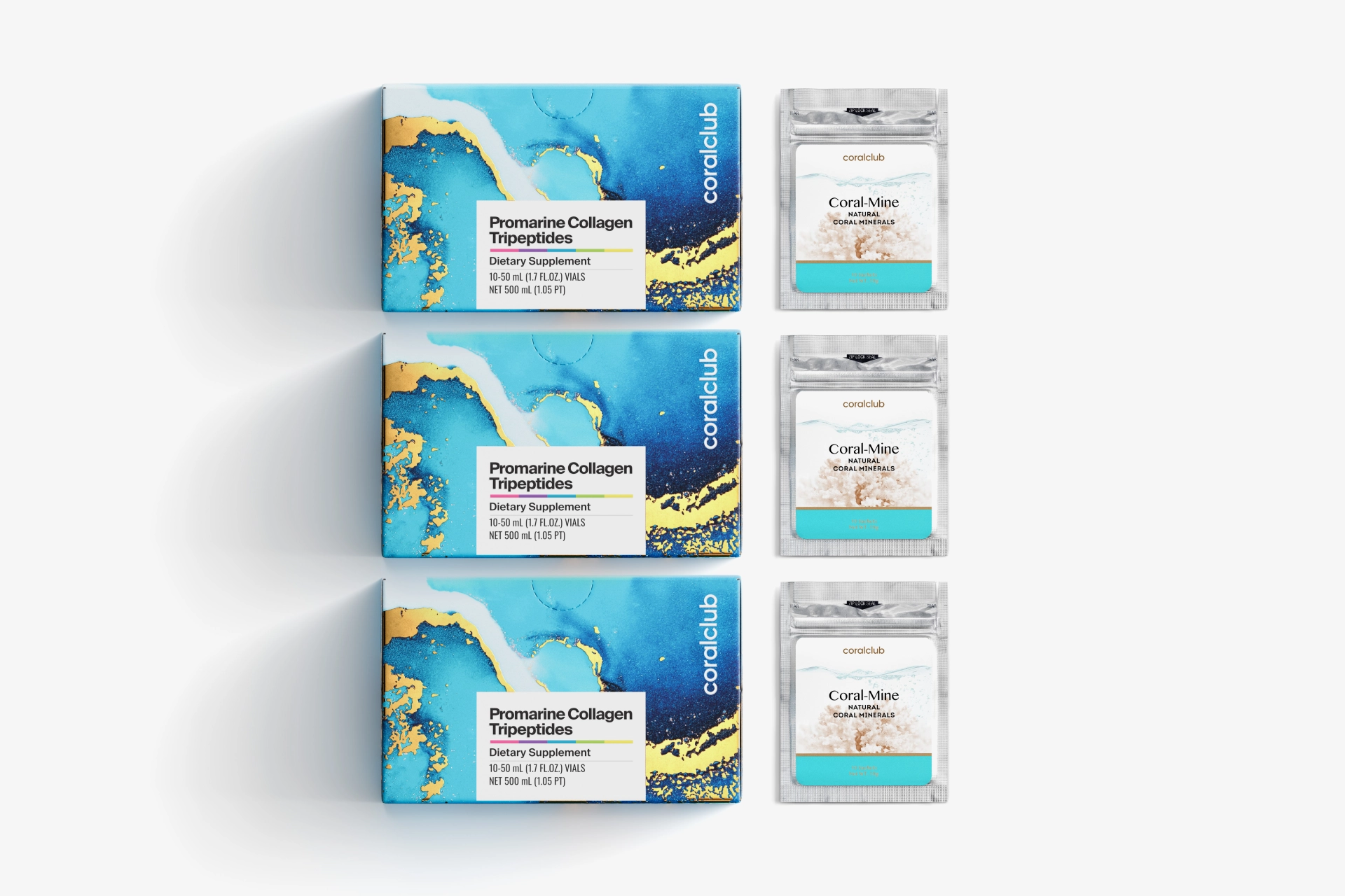 Промарин колагенови трипептиди & Корал-Майн